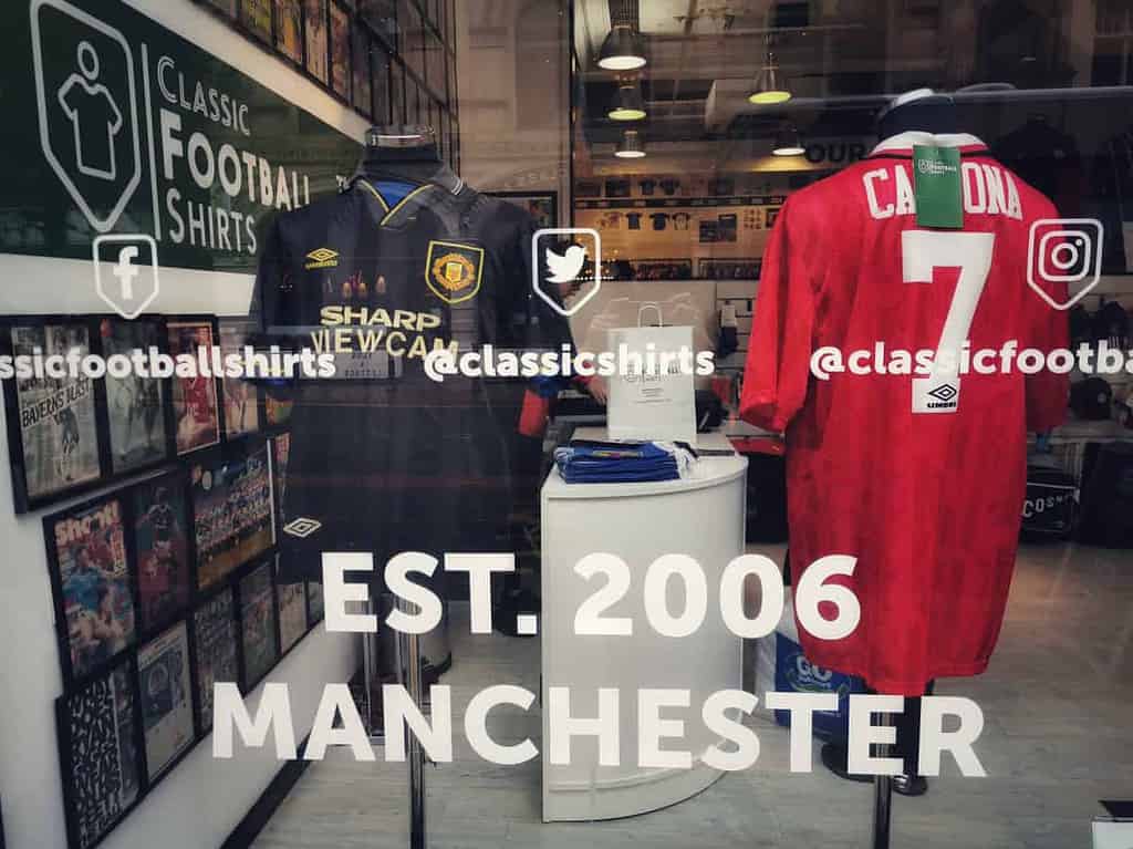 เสื้อบอลสะสม classic football shirts แมนเชสเตอร์